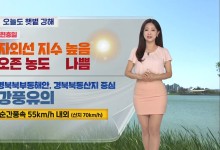'현충일’ 자외선, 오존 강해…낮 최고 31도