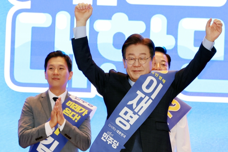 이재명, 광주 경선에서 83% 압승..김두관 14%
