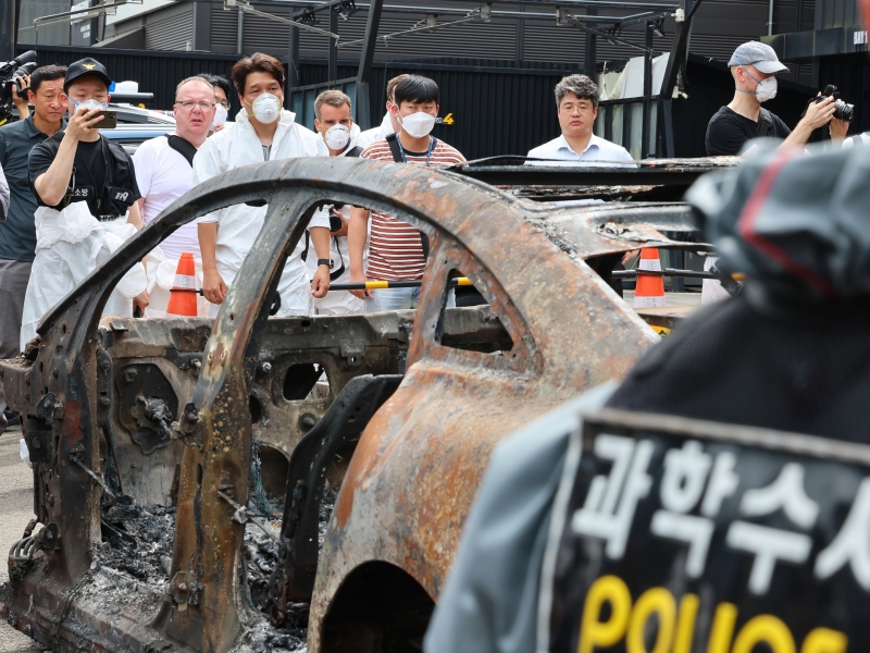 벤츠, 청라 전기차 화재 피해 주민에 45억 지원 "인도적 차원"