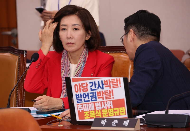 나경원 "민주당, 개딸 눈치 정치…국힘 대표도 개딸이 뽑을 판"