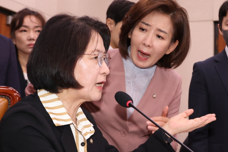 추미애, 나경원에 "이게 윤석열 '오빠'에게 무슨 도움?"