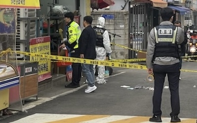 "로또 왜 안 줘" 주말 대낮 식당서 손님이 칼부림... 식당 주인 부부 중태
