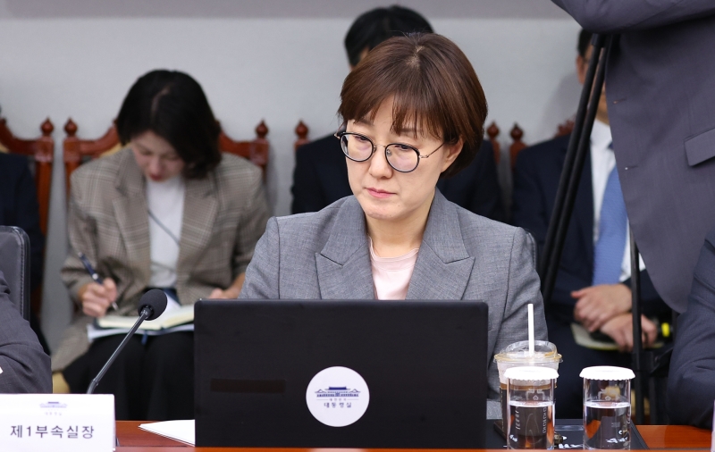 대통령실 "김현지, 대통령실에서 대기 중...국회 결정하면 출석"