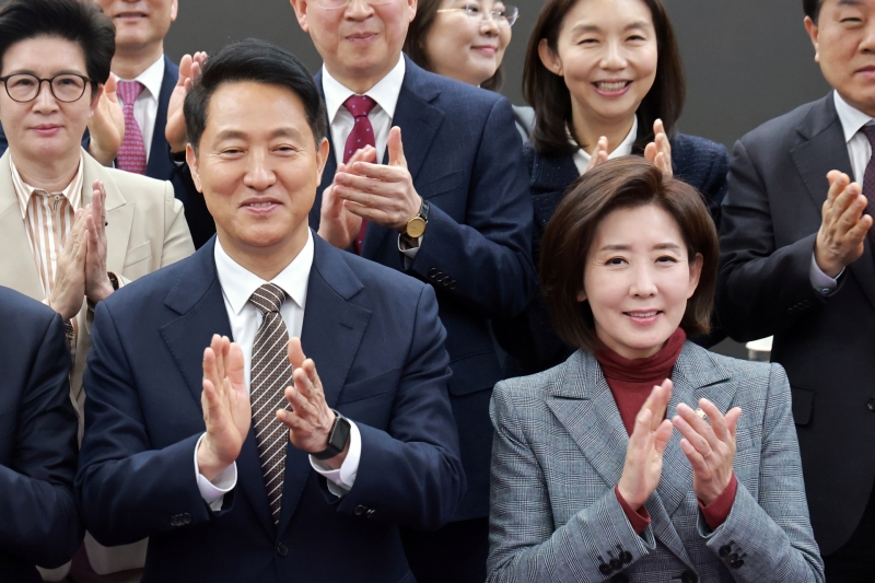 나경원 "오세훈, 당 탓 그만 본인 반성 먼저...궁색해"