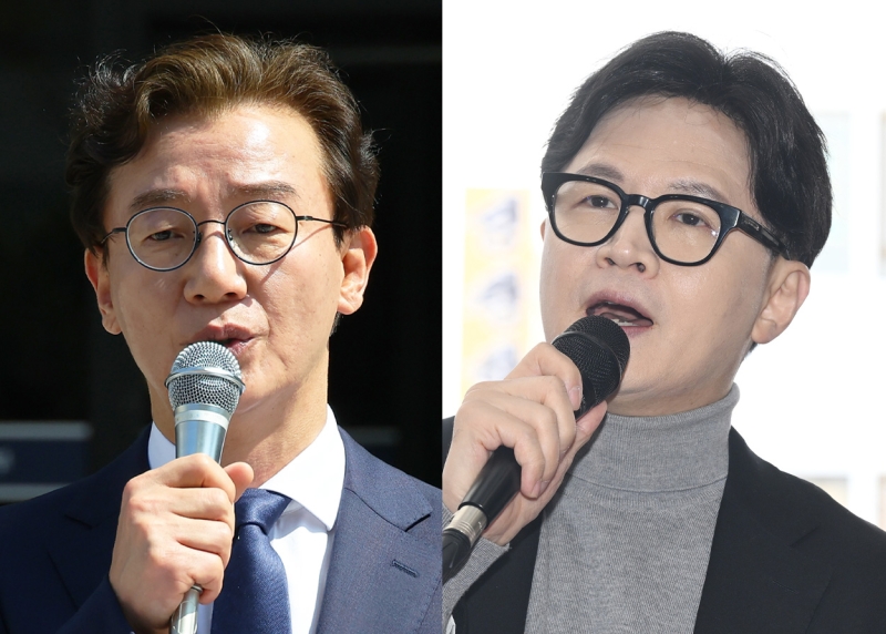 전재수 "한동훈, 尹 배신하고 제명 당해"...한 "李대통령 계엄하면 나처럼 막지 않을 건가"