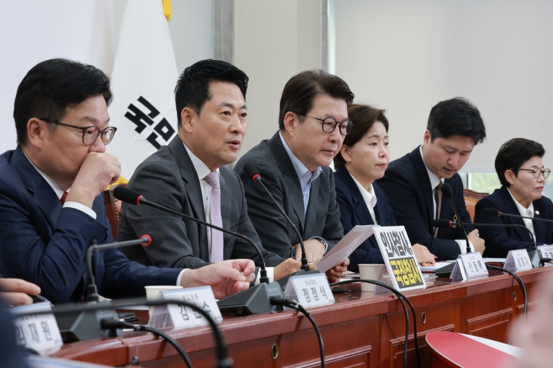 장동혁, 김승원 보고서 與주도 채택에 "추석 선물은 '이재명 탄핵'"