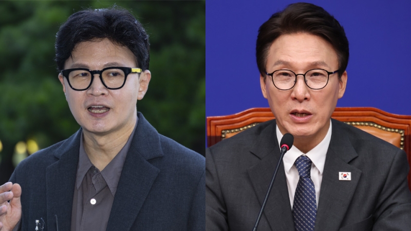 차기 대선후보 적합도 한동훈 18.1%·김민석 14.8%...3.3%p 차