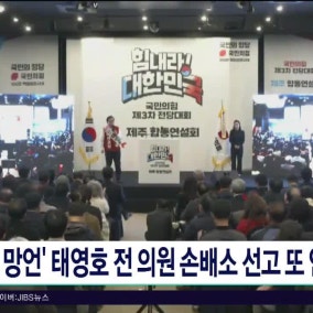 '4·3 망언' 태영호 전 의원 손배소 선고 또  연기